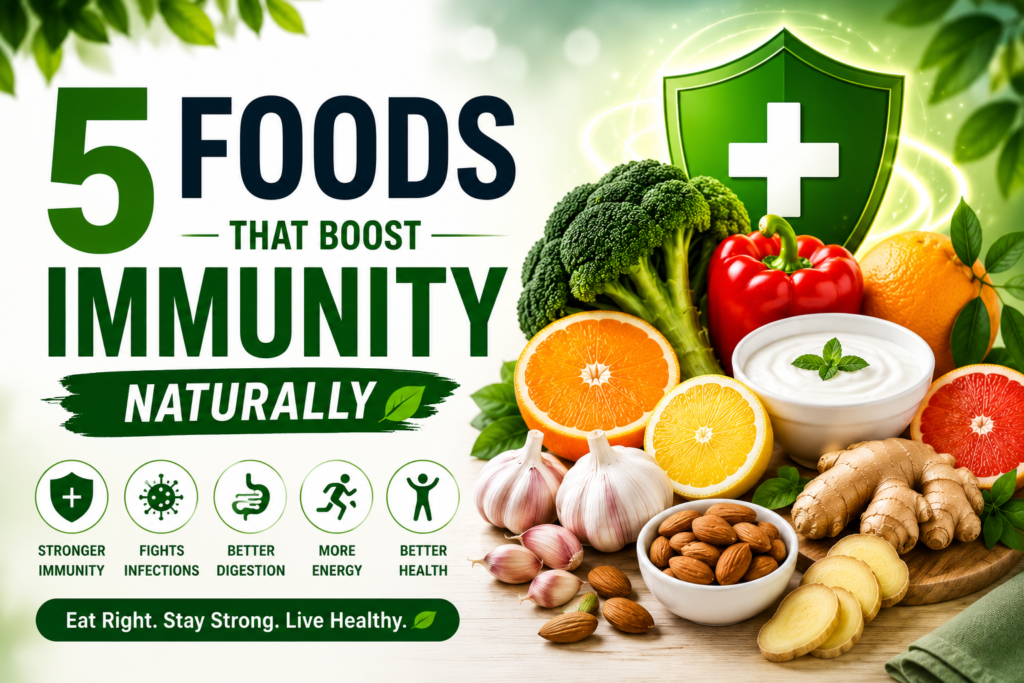 5 Foods That Boost Immunity Naturally