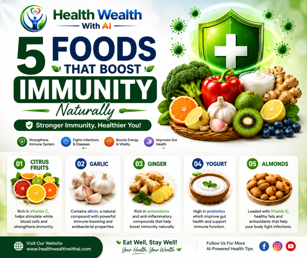 5 Foods That Boost Immunity Naturally