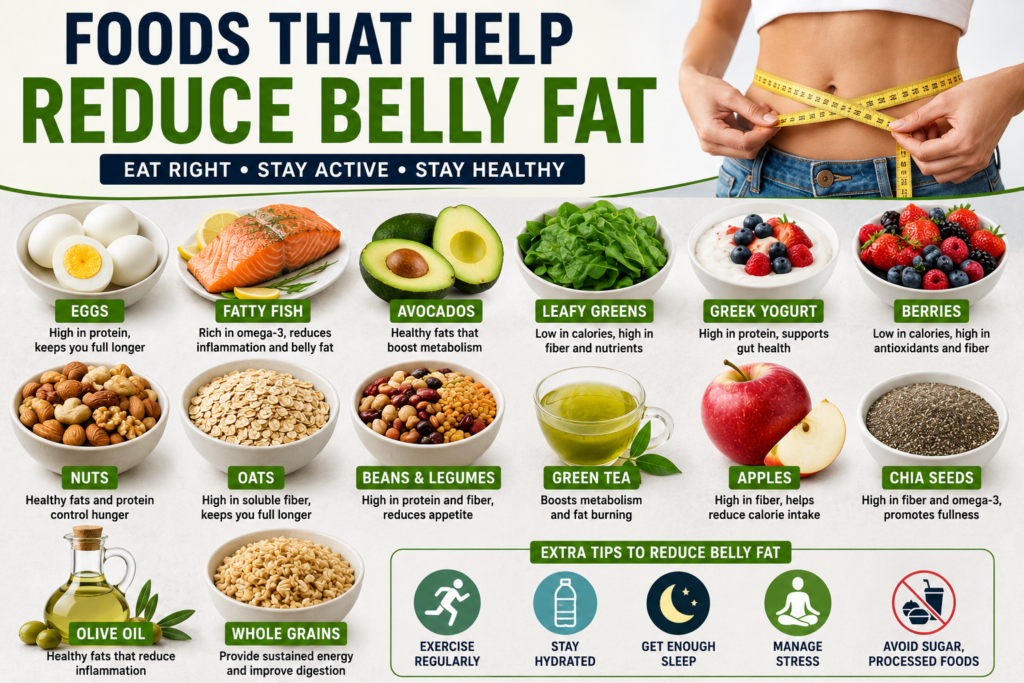 Foods That Help Reduce Belly Fat