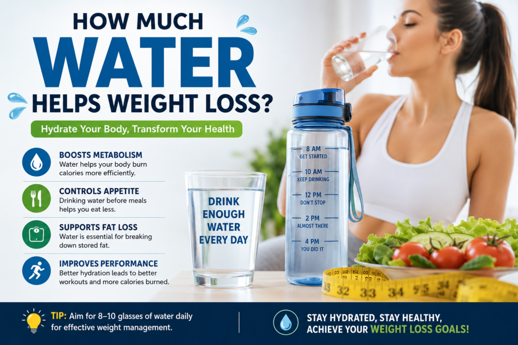 How Much Water Helps Weight Loss