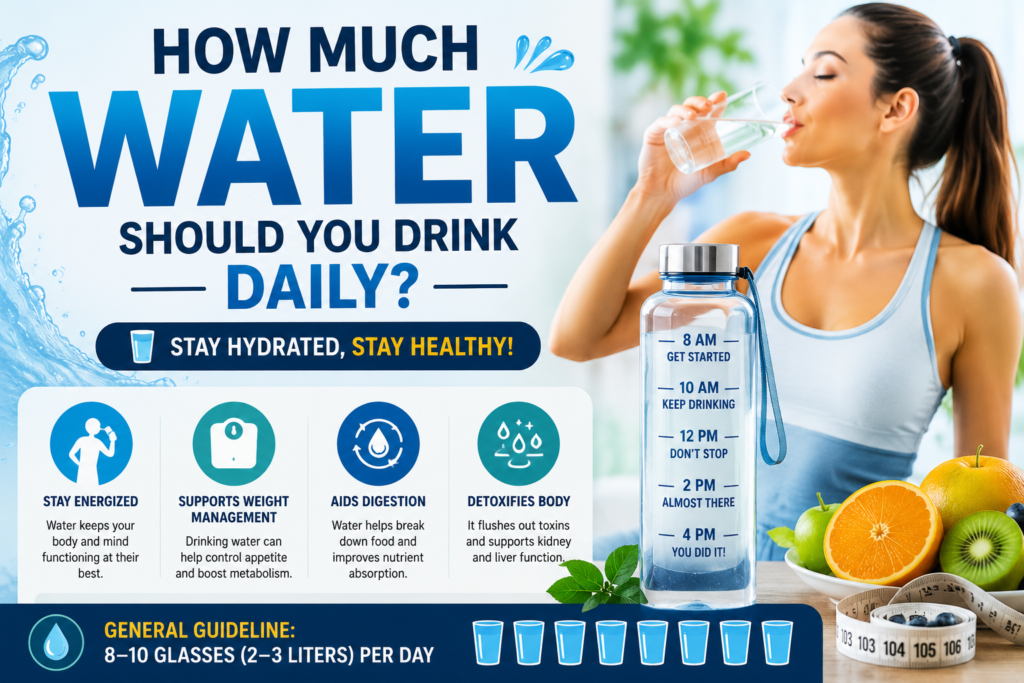 How Much Water Should You Drink Daily?