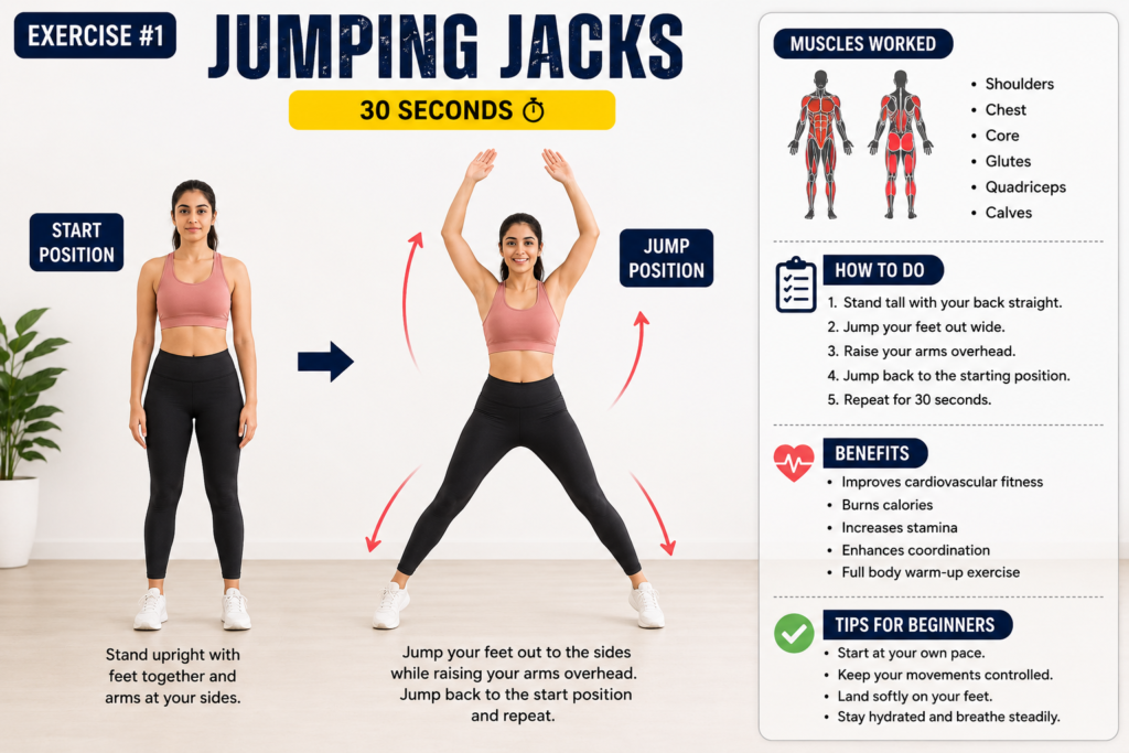 20-Minute Workout at Home for Beginners