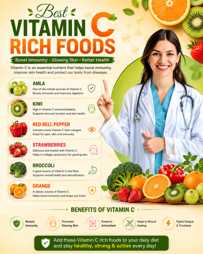 Vitamin C Rich Foods for Strong Immunity