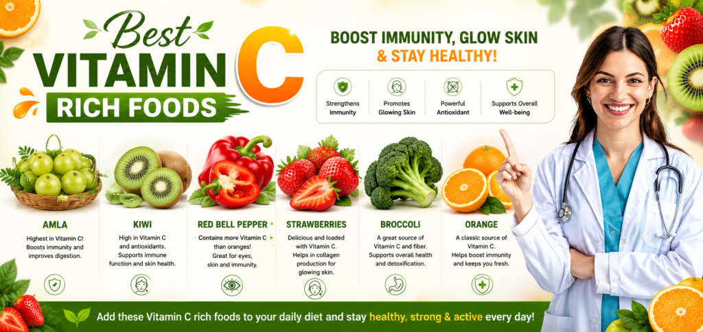 Vitamin C Rich Foods for Strong Immunity
