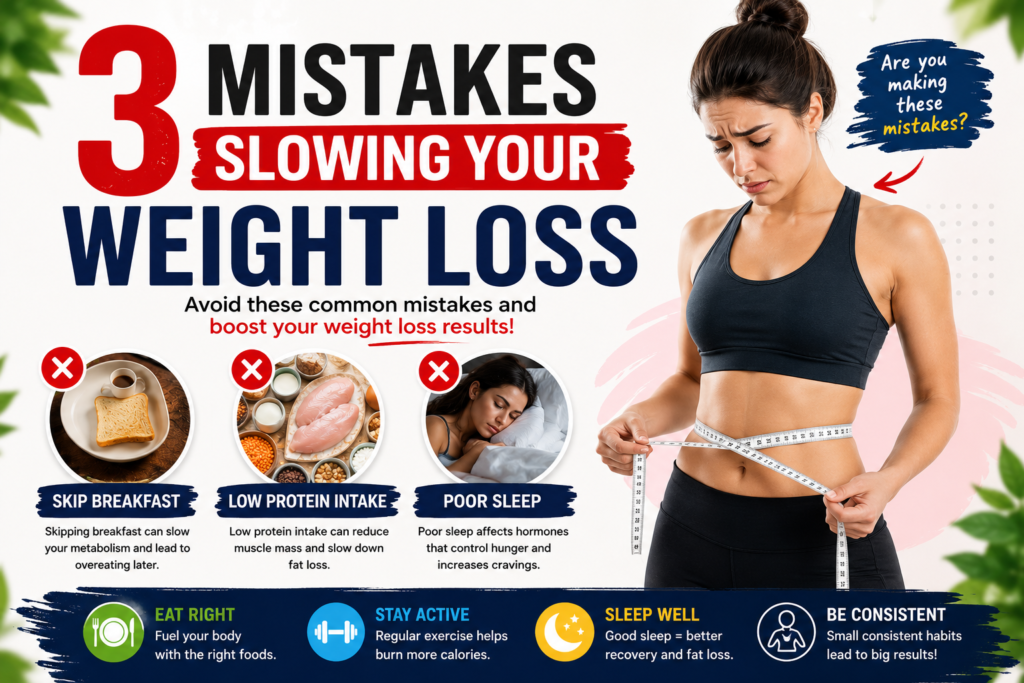 3 weight loss mistakes Slowing Your Weight Loss