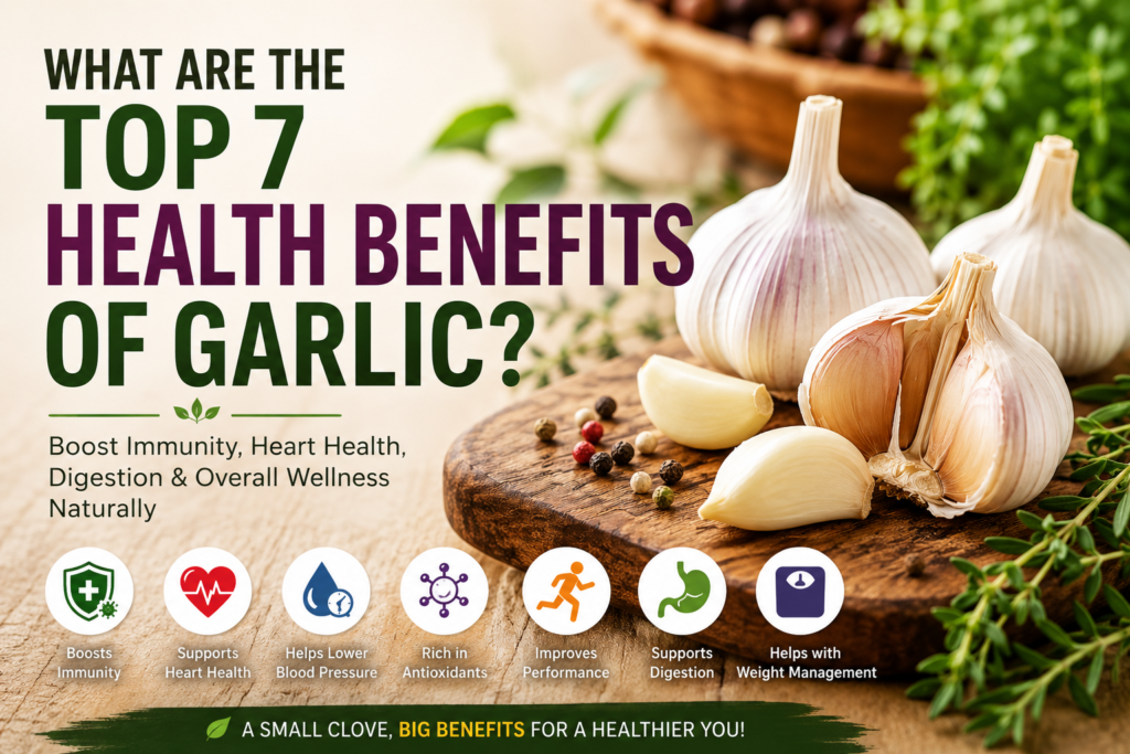 Top 7 Health Benefits of Garlic