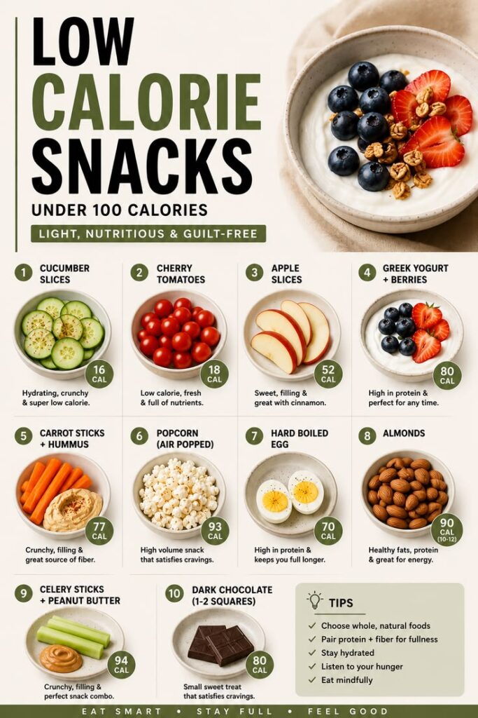 Which is the best Healthy Snacks Under 100 Calories