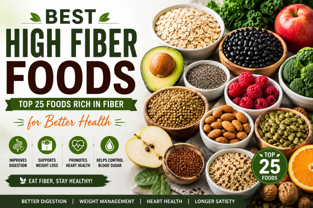 Best High Fiber Foods, Which foods are best in fiber, High fiber foods for constipation, Best High Fiber Fruits, Best high fiber foods for weight loss,