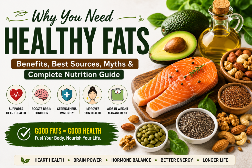 Why You Need Healthy Fats, Healthy Fats and weight loss, Healthy fats vs Unhealthy fats, easy ways to add healthy fats, daily healthy fat intake,
