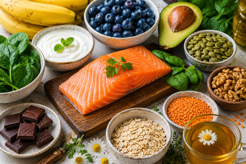 Best foods to reduce anxiety naturally.