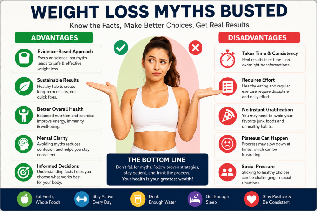 common weight loss myths,
healthy weight loss tips,
best diet for weight loss,
weight loss mistakes,
Weight Loss Myths,