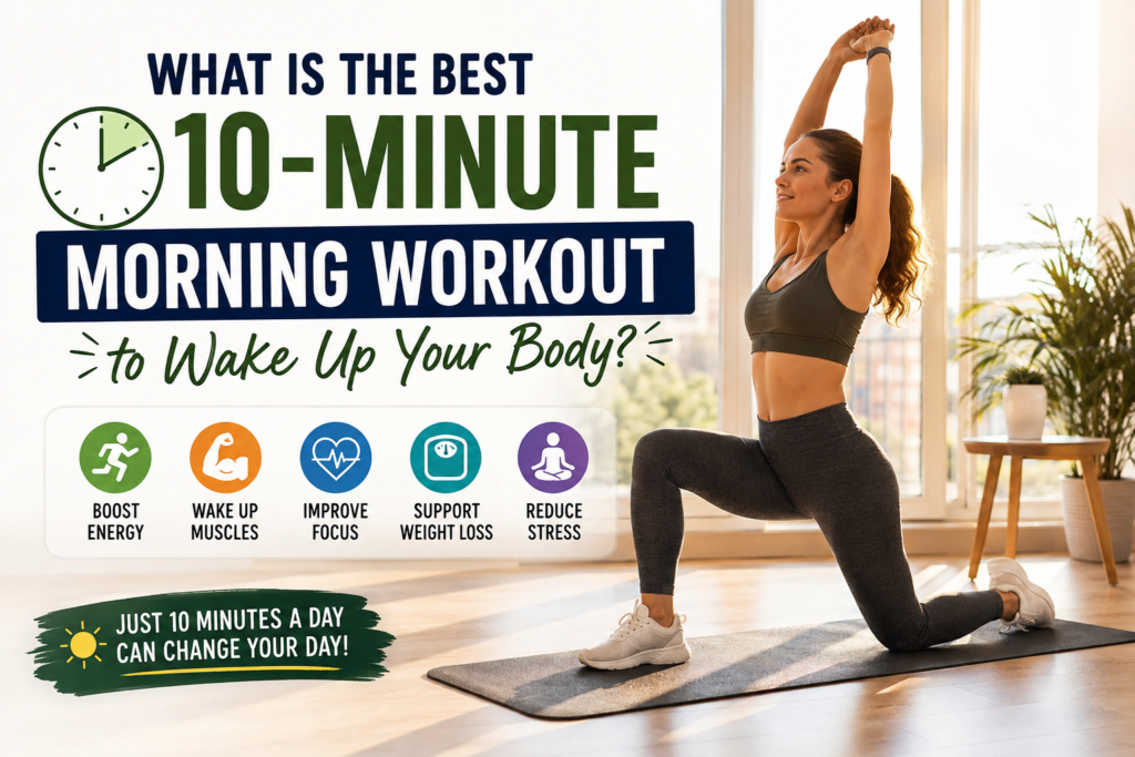 10-minute morning workout to wake up your body at home