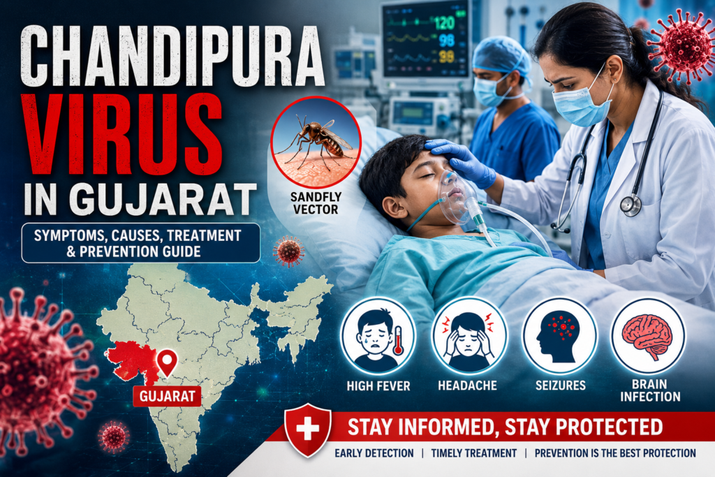 Chandipura Virus in Gujarat, Chandipura virus symptoms, Chandipura virus Gujarat outbreak, Chandipura disease, Chandipura virus children,